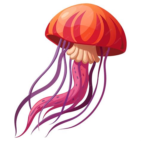 Jellyfish clipart vector illustration | Premium AI-generated vector