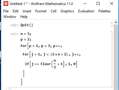 Matrix in Mathematica 的图像结果