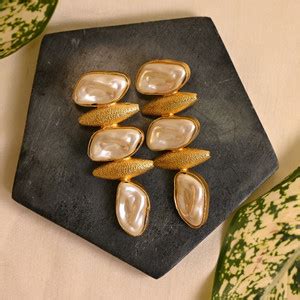 Flipkart.com - Buy Gitanka Jewels Beach Stone Party Earrings | Stone ...