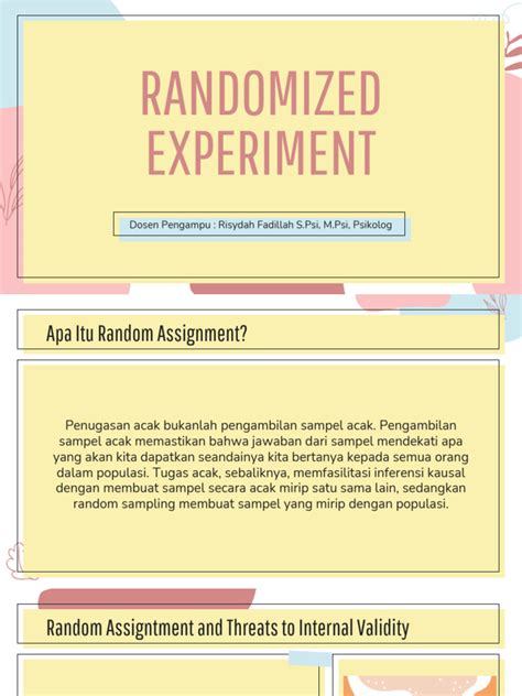 Randomized Experiment 的图像结果