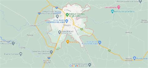 ¿Dónde está Milagro? Mapa Milagro - ¿Dónde está la ciudad?