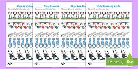 Father's Day Skip Counting Worksheet / Worksheets