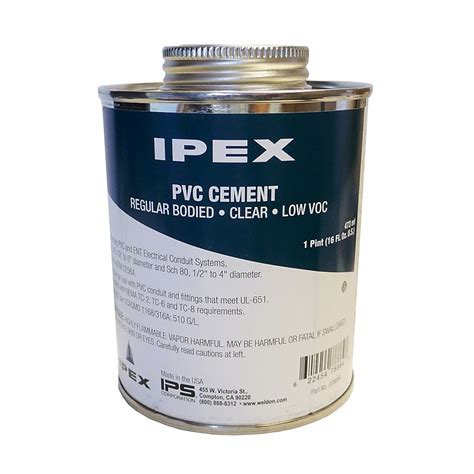 Kraloy 16-fl oz Clear PVC cement in the Pipe Cements, Primers ...