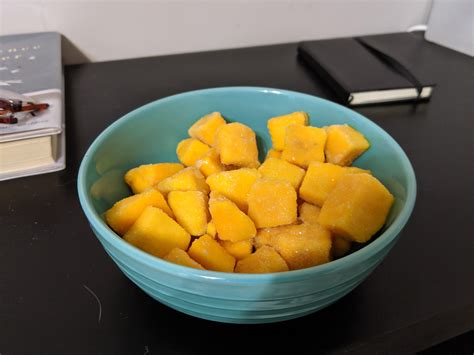 Frozen mango chunks. That's it. That's the post. : r/safe_food