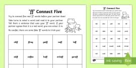 'ff' Sound Activity Stations (teacher made)