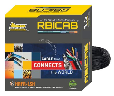 Buy RBICAB FRLS PVC Insulated 1.5 Sq.mm. HRFR-LSH Single Core Flexible ...