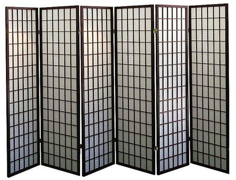 Buy 6 Panels Room Divider Privacy Screen Partition Shoji Style 6 ft ...