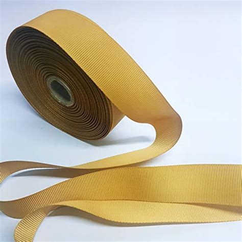 1 Inch Golden Grosgrain Ribbon - 20 Meters Roll – PREMIER RIBBONS