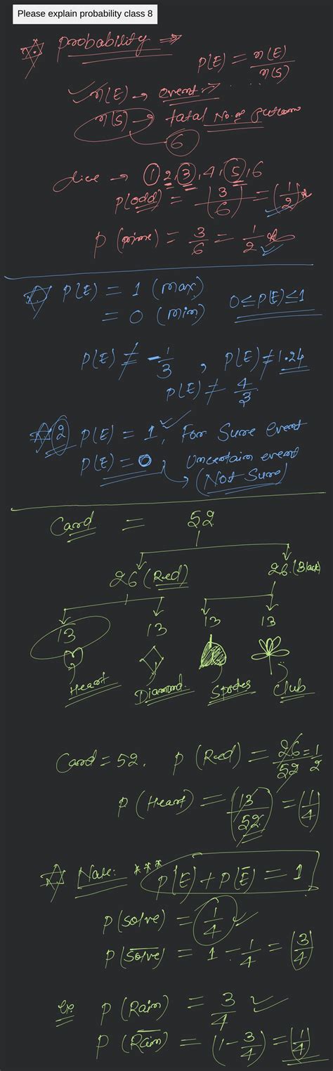 Image result for Probability Class 8