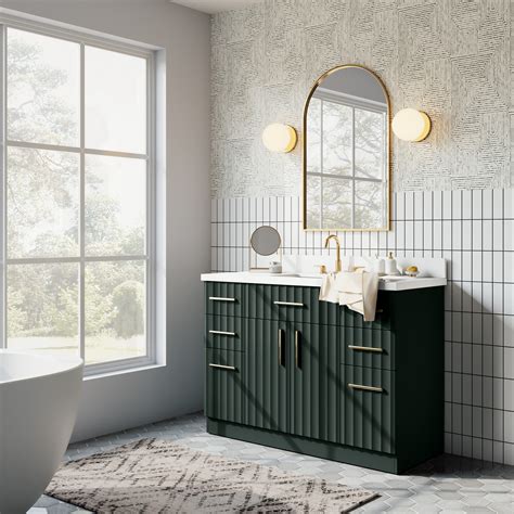 Shop KOHLER Buntz Green Modern Vanity Bathroom Collection at Lowes.com