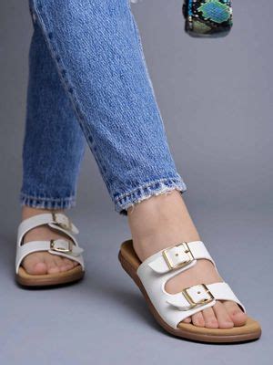 Buy Shoetopia Stylish Solid White Flats for Girls (EURO 36) Online