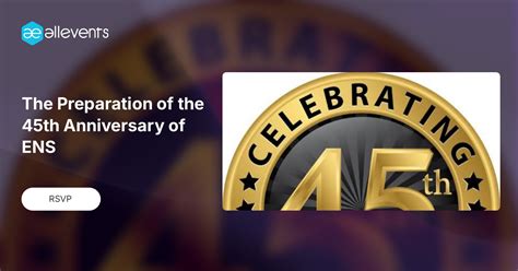 The Preparation of the 45th Anniversary of ENS, ENS Ampefiloha ...