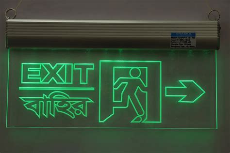 Emergency Exit Light - Glow In The Dark Tapes Trader - Wholesaler ...