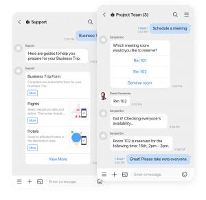 Bot - Share your workload with Chatbots - LINE WORKS