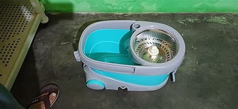 Spotzero by Milton Prime Stainless Steel Wringer Spin Mop with Big ...