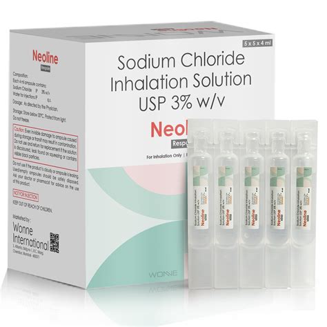 Sodium Chloride Inhalation Solution USP 3%w/v - NEOLINE Respules