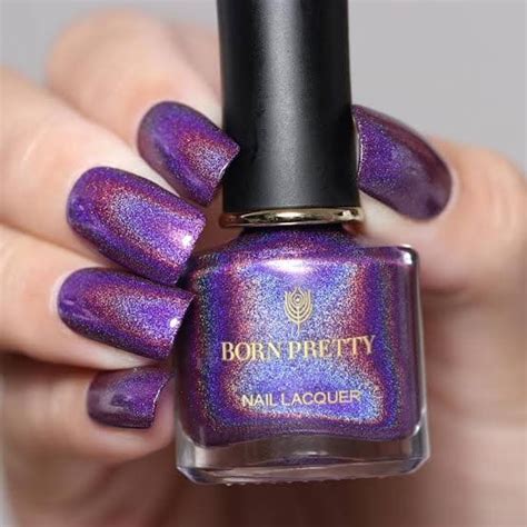 Born Pretty Violet Holographic FH-14 Beautiful Eyes
