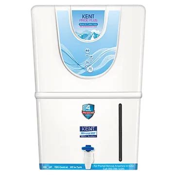 KENT Pride Plus 8L RO + UF + UV-in-tank + TDS Water Purifier with Mult ...