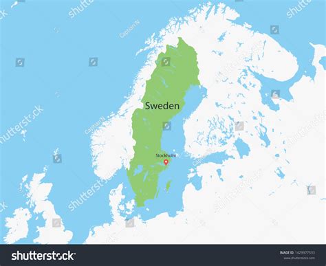 Sweden Capital Map