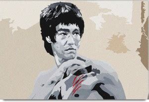 RangeeleInkers Bruce lee Painting Art Laminated Poster Paper Print ...