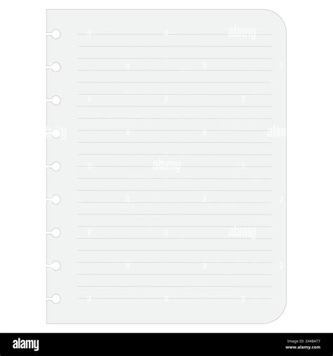 Blank sheets notebook papers of square and lined paper for homework and ...