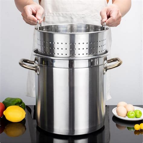 Large Crawfish Seafood Boil Pot 27QT/45QT/63QT Commercial Stainless ...