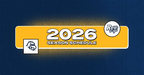 PRESS RELEASE: York Revolution Unveil 2026 Season Schedule