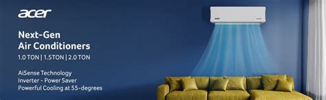 Buy Acer 1 Ton 3 Star Smart Split AC (Copper, 5 in 1 Convertible, Anti ...