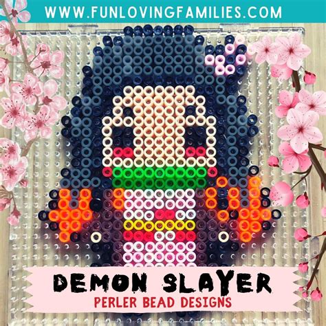 25 Demon Slayer Perler Bead Patterns, Designs and Ideas