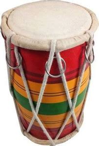 AMROHA ENTERPRISES )8 inch patta baby dholki 01 Rope & Rings Dholki ...