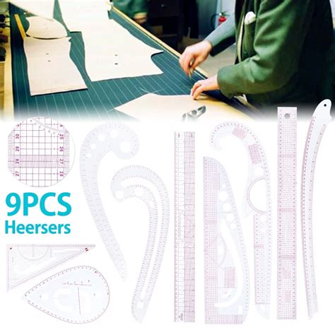 Pluokvzr French Curve Metric Ruler Set Sewing India | Ubuy
