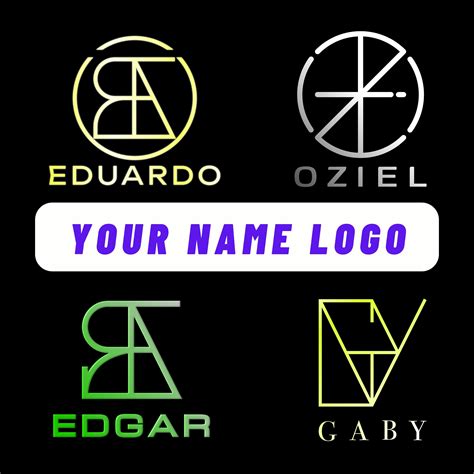 Image result for Creative Name Logo Design