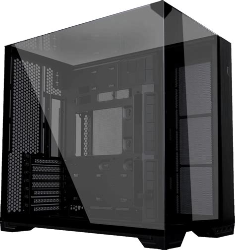 Lian Li O11 Vision Compact Black-Steel-Tempered Glass ATX Mid Tower ...