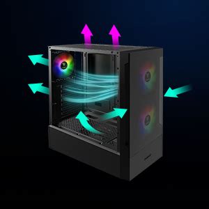 Amazon.in: Buy Gamdias Black Mid Tower Cabinet | Talos E3 | Built-in 3 ...