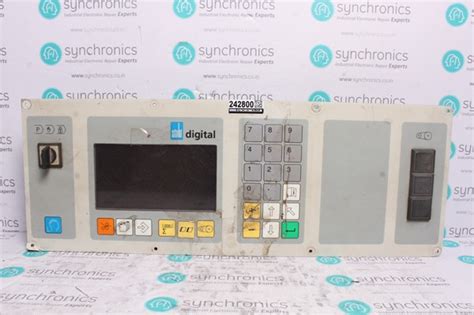 RESOTEC CONTROL PANEL WITH KEYBOARD 245-583… Repair India | Synchronics