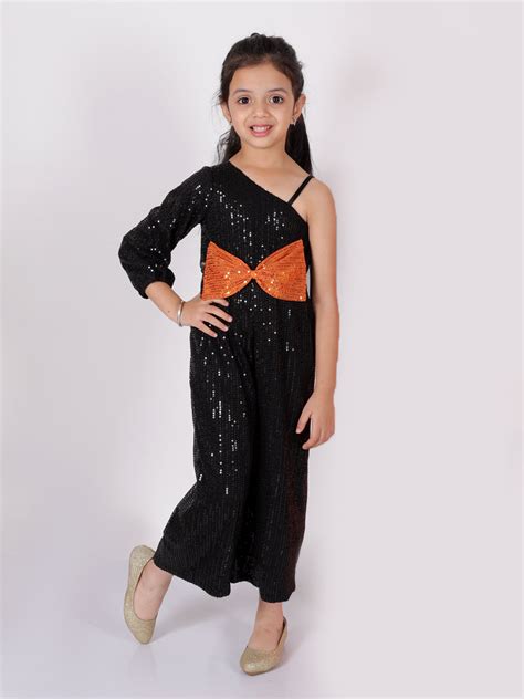 Lil Drama Stylish Sequence Embroidered one Shoulder Long sleeves Jumper ...