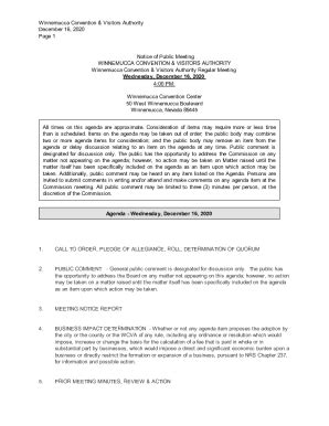 Fillable Online Winnemucca Convention Center Fax Email Print - pdfFiller