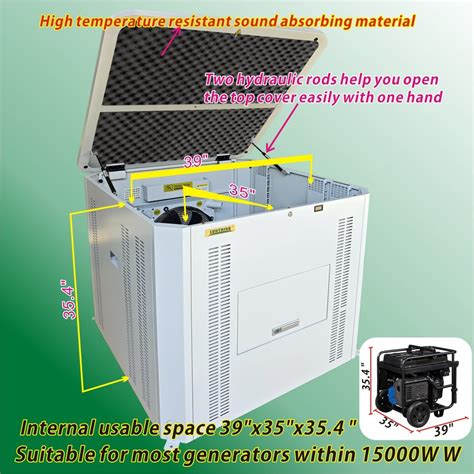 LUNTHINK Generator Box, Generator Quiet Box Interior Space: India | Ubuy