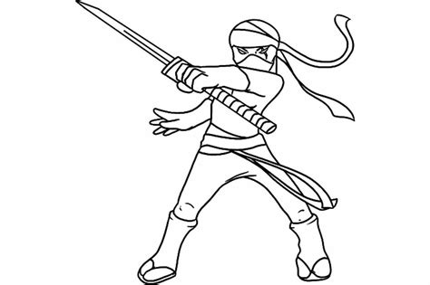 Ninja Coloring Pages Printable