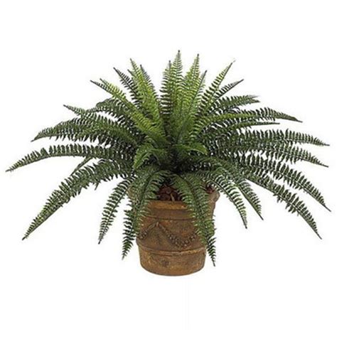 Artificial Boston Fern Plant Artificial Fern Outdoor Faux Fern Plants