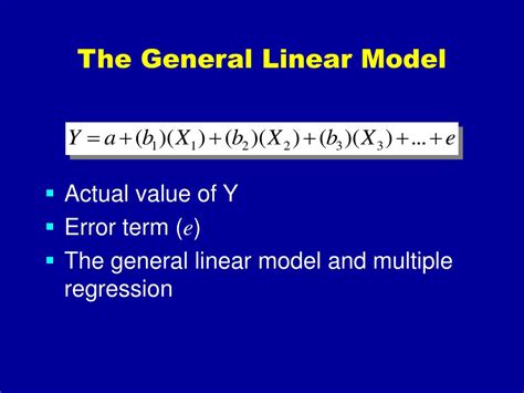 Image result for General Linear Model Example