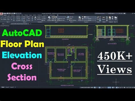 AutoCAD Floor Plan Tutorial for Beginners - 1 Video Lecture - A ...