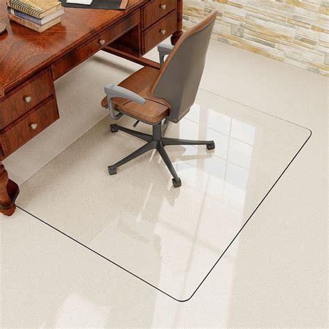 150x200cm Office Chair Mat for Hard Floors, 90x120cm Transparent PVC ...