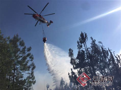 消防直升飞机森林扑火，画面壮观难得一见，它是怎么装水的呢？_腾讯视频