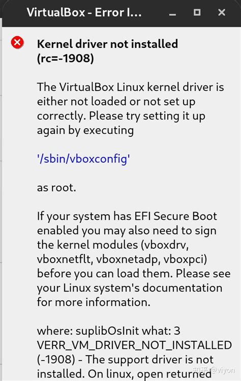 Image result for VirtualBox Failed to Load R0 Module