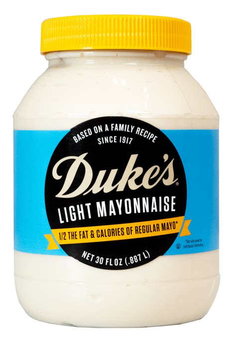 Duke's Light Mayonnaise, 30 fl oz Jar - Walmart.com