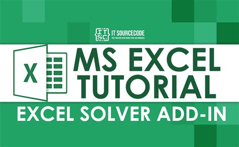 Image result for Examples of Solver Add-In