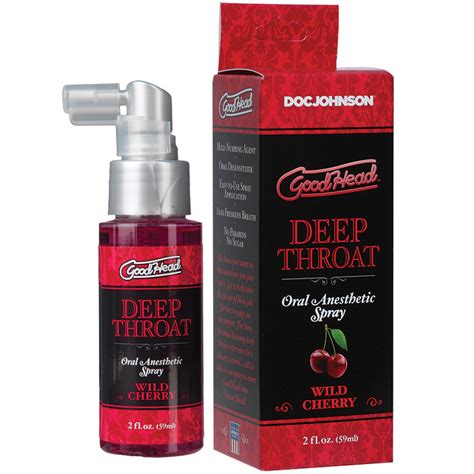 Buy Goodhead Deep Throat Oral Sex Numbing Desensitizing Spray - Choose ...