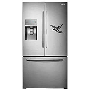 Buy KaaHego Bird logo Kitchen Refrigerator Sticker Home(Black) Online ...