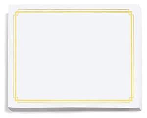 PaperDirect Foil Elegance Specialty Certificates, 50 Sheets of 38lb ...